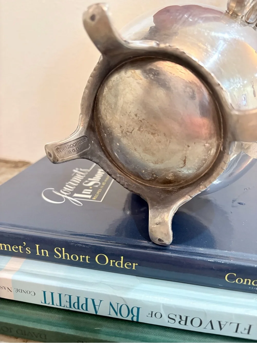 Silver Tone Vintage-Style Coffee Pot